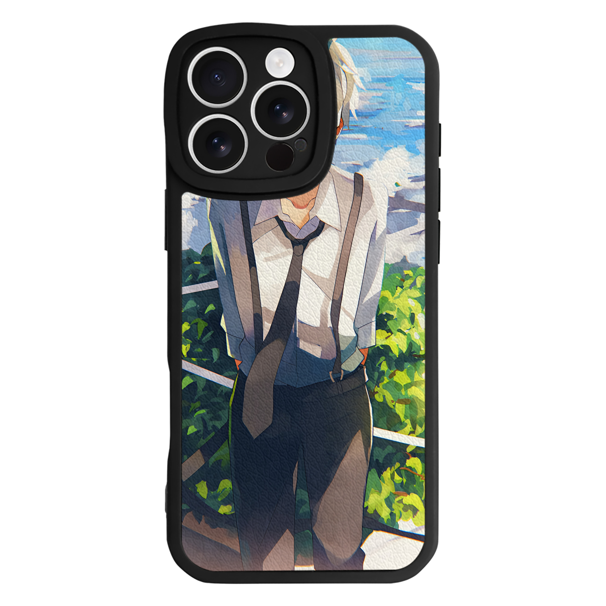 （画像用） 文豪ストレイドッグス Bungo Stray Dogs 【iPhone 16シリーズ対応】シリコンスマホケース（レザー調） 材質：シリコン